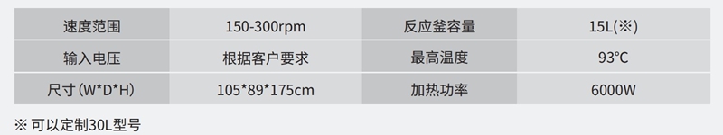 NHCD 合成实验装置 参数规格